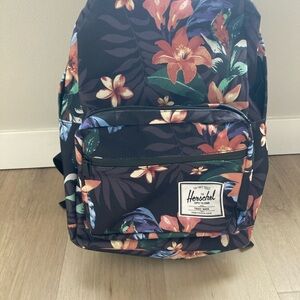 Floral Gray Backpack